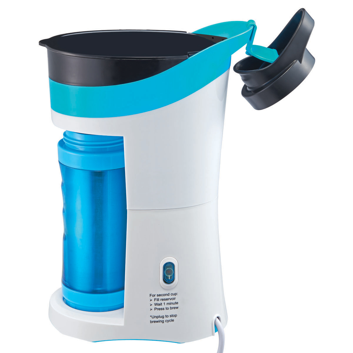 Oster Pour! Brew! Go! Single Cup Coffee Maker, Blue BVSTMYBB-31LD Oster Canada