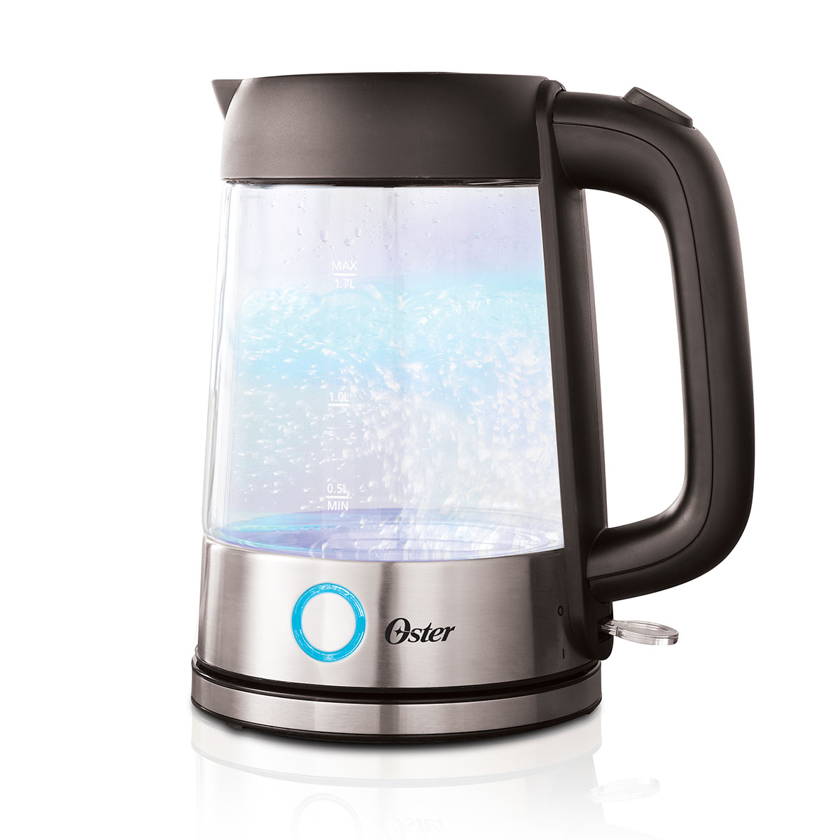 Oster® 1.7L 360° Illuminating Glass Kettle Oster® 1.7L 360° Illuminating Glass Kettle
