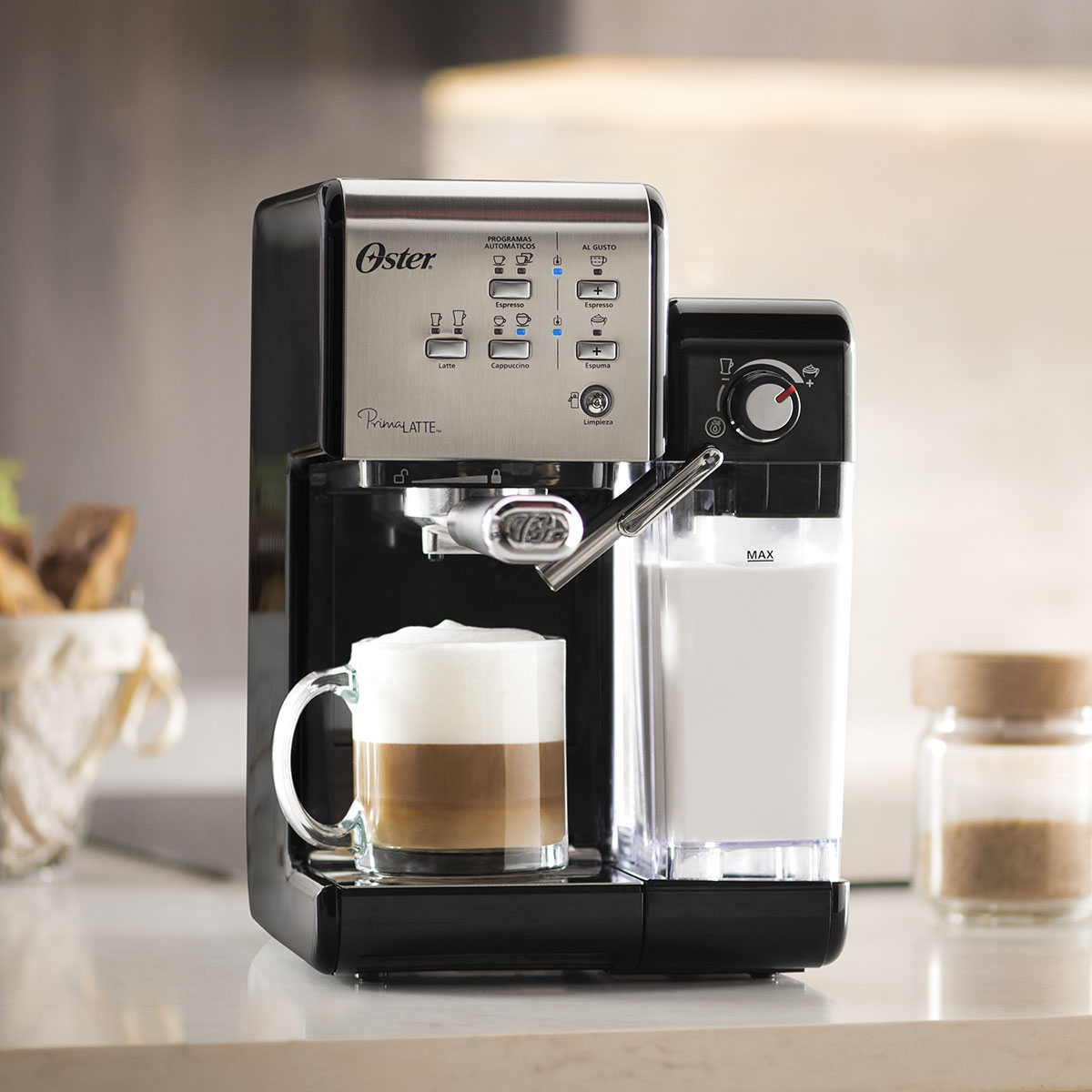 Oster® Prima Lattee® 19-Bar Italian Pump Espresso, Cappuccino & Latte