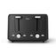 Oster 4-Slice Toaster with Custom Bagel Setting and Extra-Wide Slots, Black Image 2 of 3