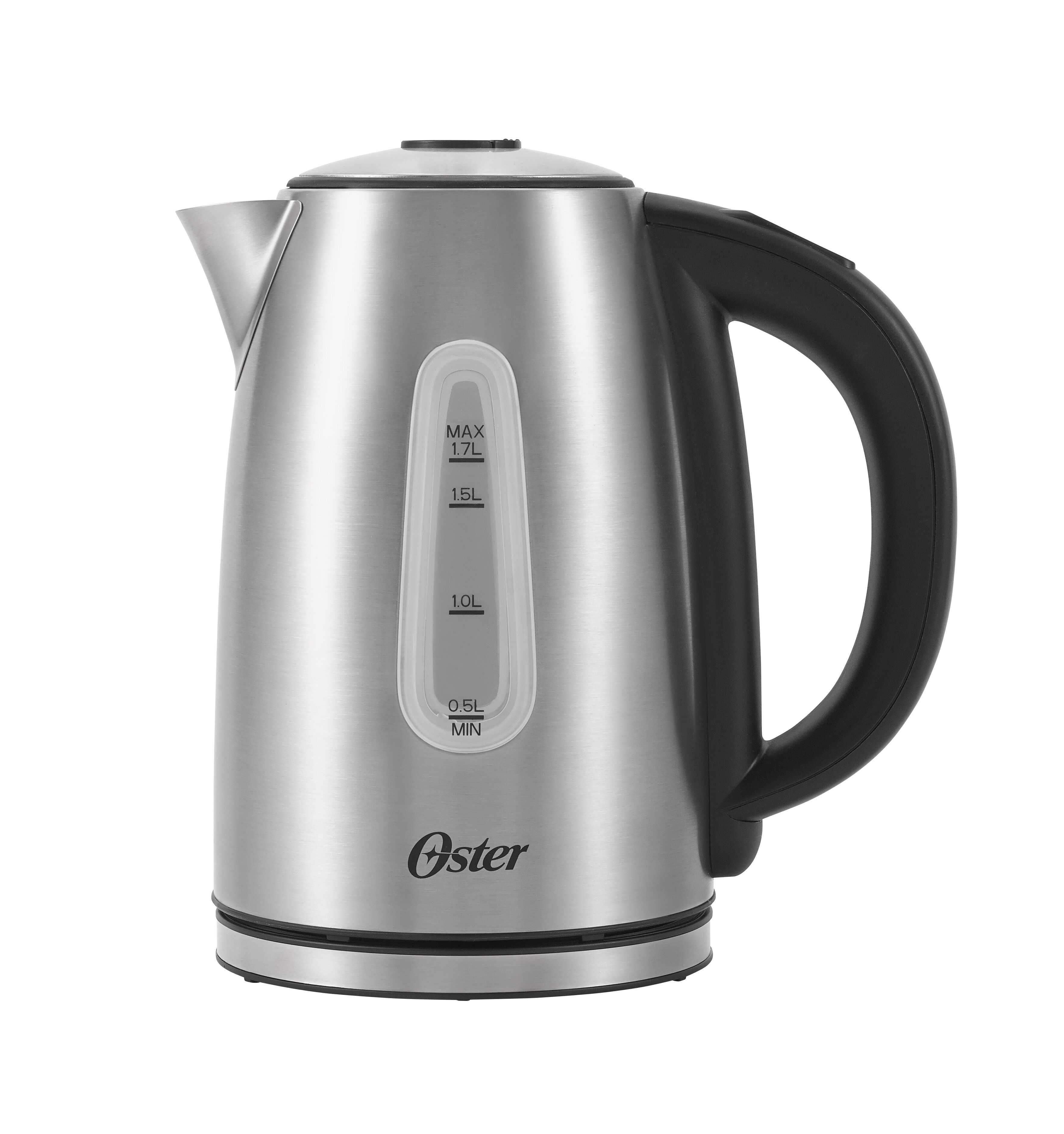 Oster Stainless Steel Electric Kettle with 5 Temperature Settings