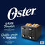 Oster 4-Slice Toaster with Custom Bagel Setting and Extra-Wide Slots, Black Image 3 of 3