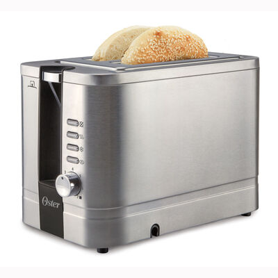 Oster® 2-Slice Toaster, Brushed Stainless Steel Oster® 2-Slice Toaster, Brushed Stainless Steel