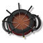 Oster®  3 Qt Fondue Pot  with Forks, Stainless Metallic Red Image 2 of 5