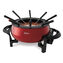 Oster®  3 Qt Fondue Pot  with Forks, Stainless Metallic Red Image 1 of 5
