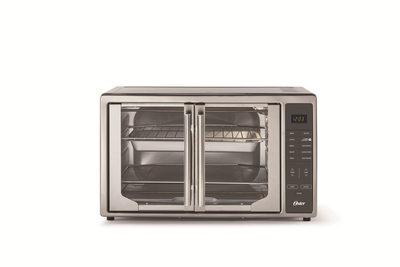 Oster Air Fryer Countertop Toaster Oven  French Door Extra Larger  Stainless Steel 