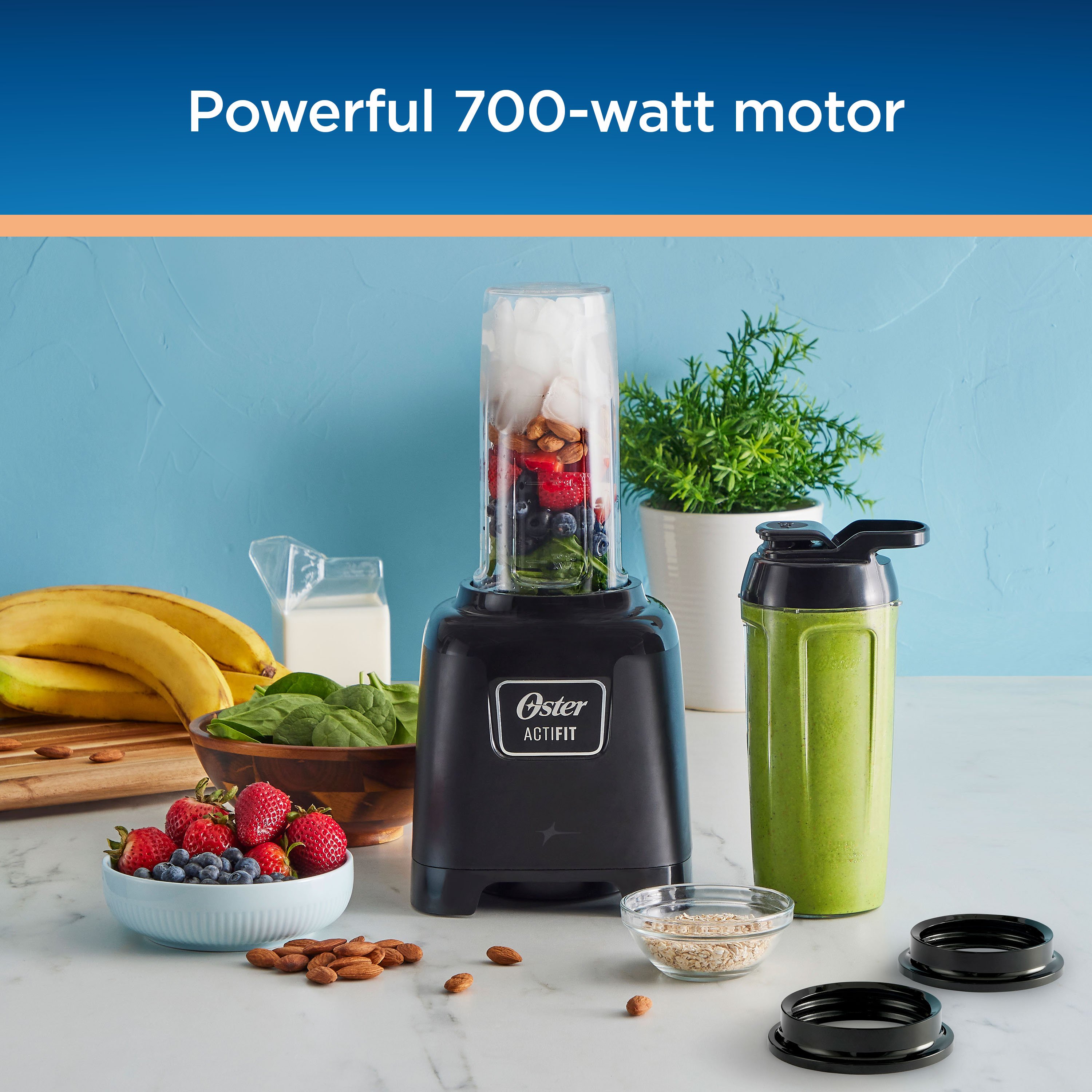 Oster® ActiFit Smoothie Blender, Personal Blender with 700Watt Motor