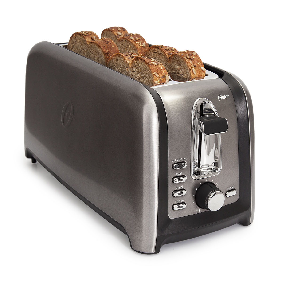 Oster® 4-Slice Toaster, Black Stainless Oster® 4-Slice Toaster, Black Stainless