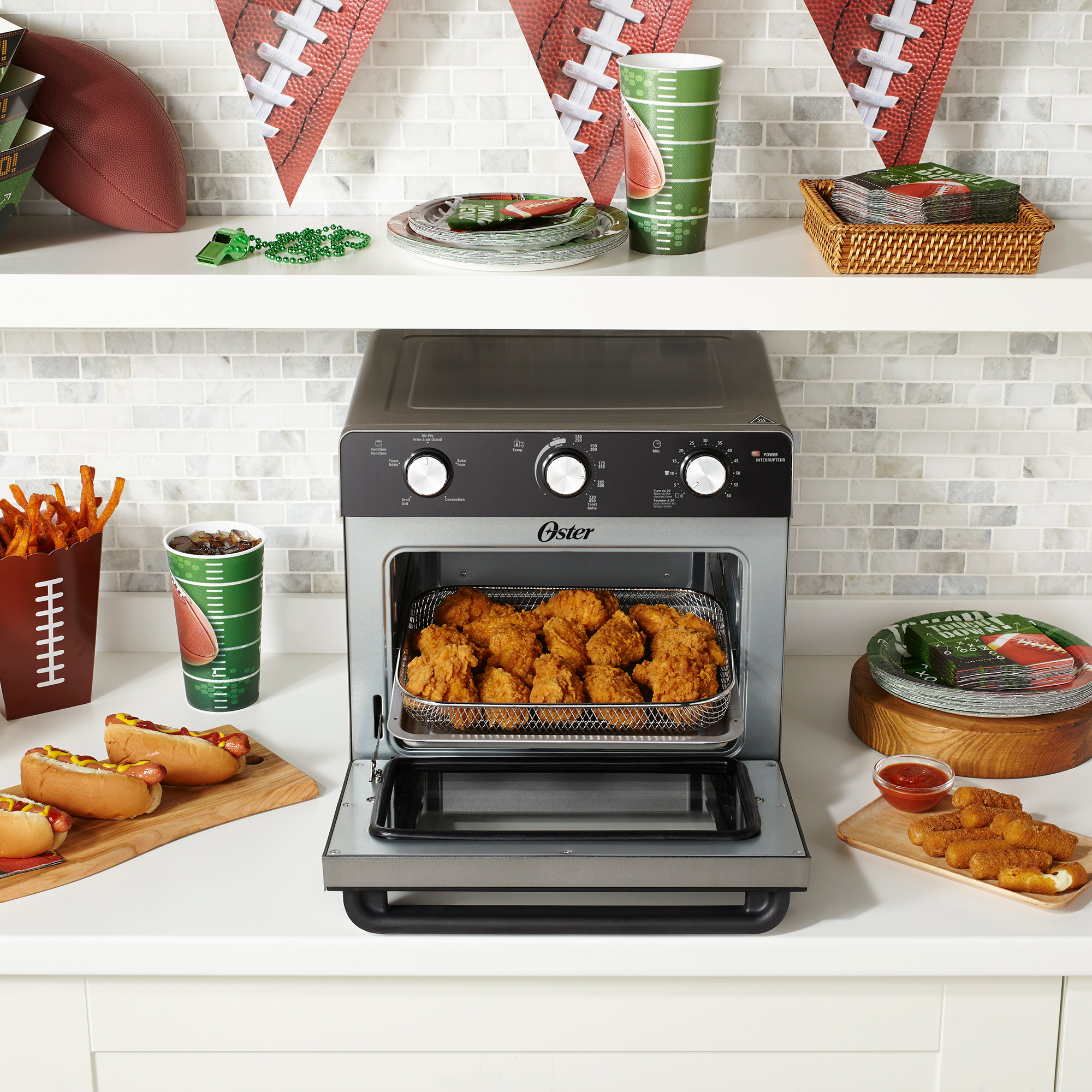 Oster Countertop Toaster Oven with Air Fryer TSSTTVMAF1 Toaster