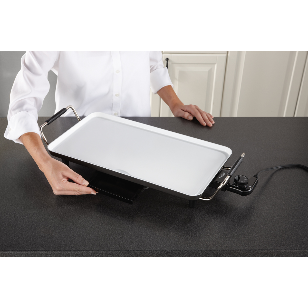 Oster® DuraCeramic™ 10.5 x 18.5 inch Electric Griddle CKSTGR18WC033