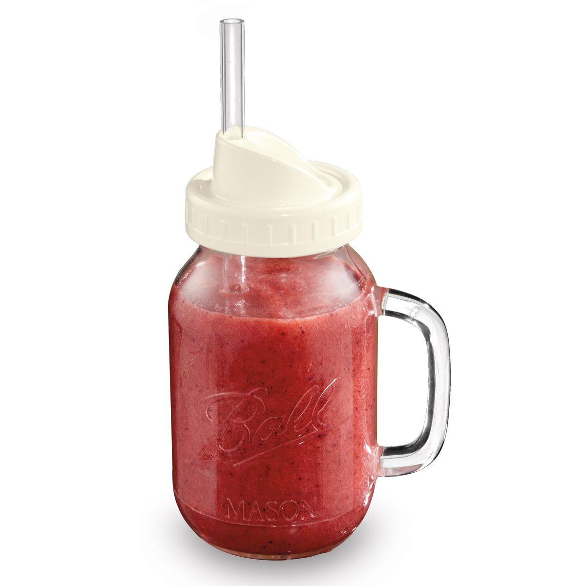 Oster® Fresh+Blend'N Go™ Mason Jar Blender, White BLSTPBBALLW033
