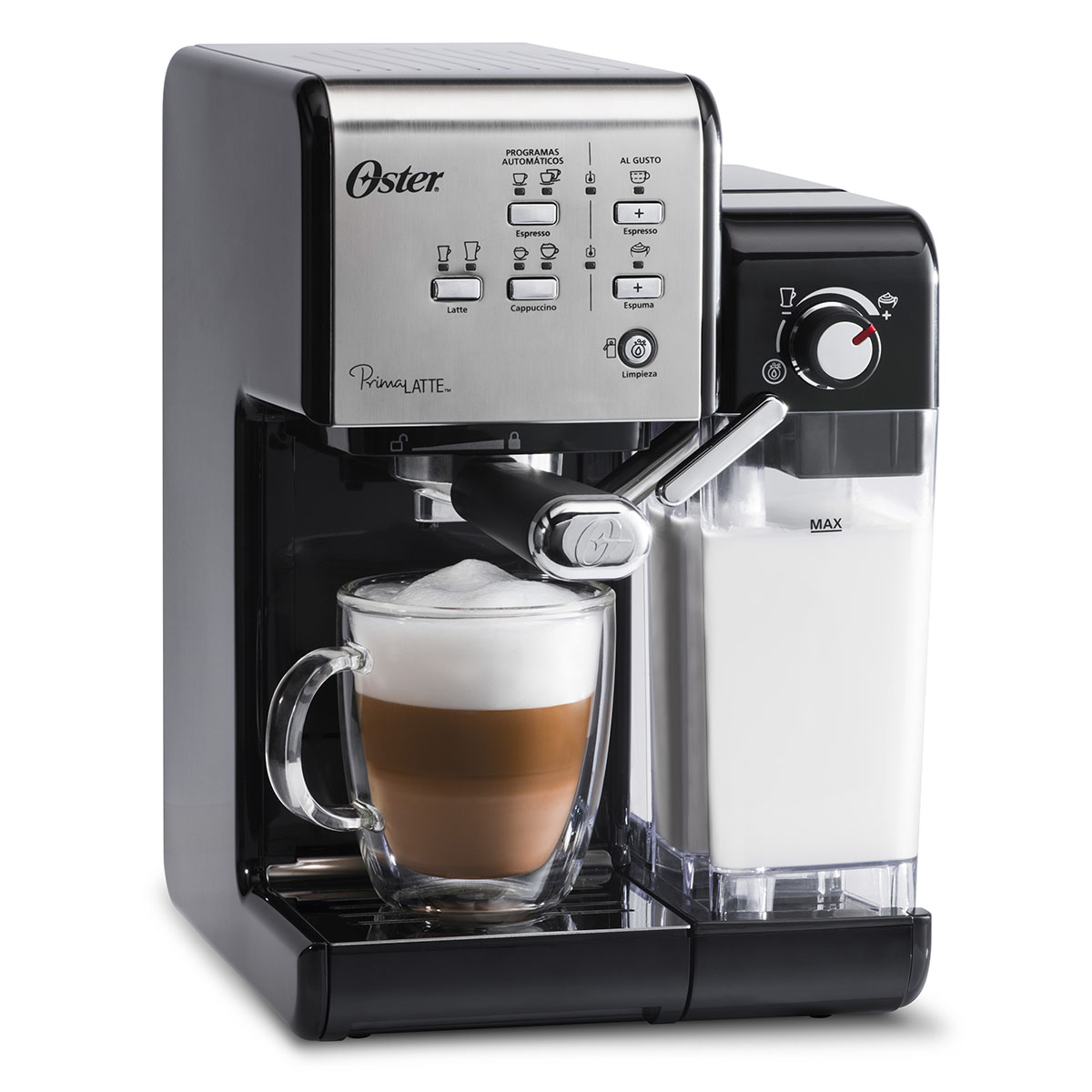 Oster® Prima Lattee® 19-Bar Italian Pump Espresso, Cappuccino & Latte  Machine - BVSTEM6701SS-033