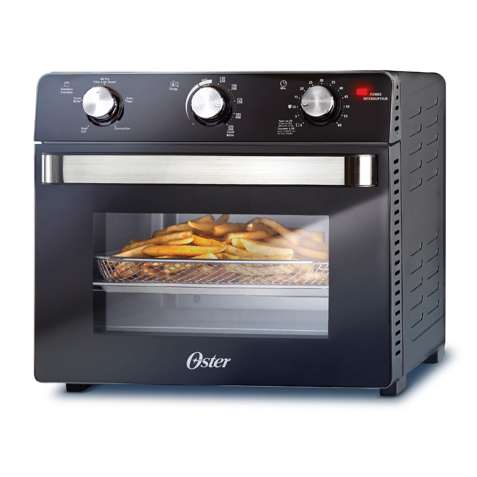 Oster Countertop Oven with Air Fryer, Black Oster Countertop Oven with Air Fryer, Black
