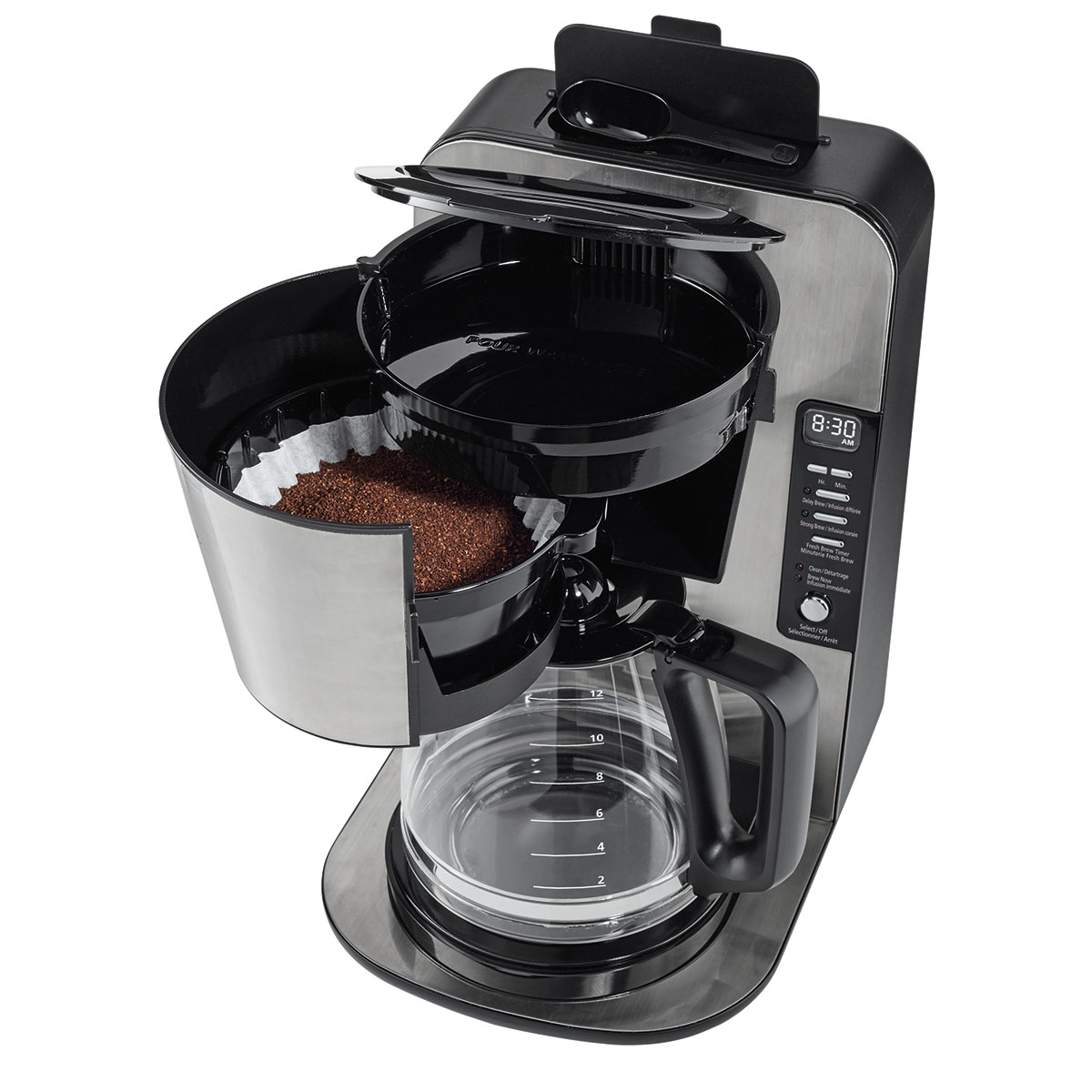 Oster® 12-Cup Programmable Coffee Maker, Stainless Steel - BVSTABX39 ...
