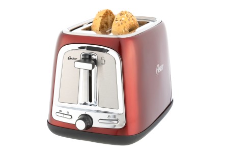 Oster 2 Slice Extra Wide Slot Toaster Metallic Red TSSTTRJB07 033 Oster Canada