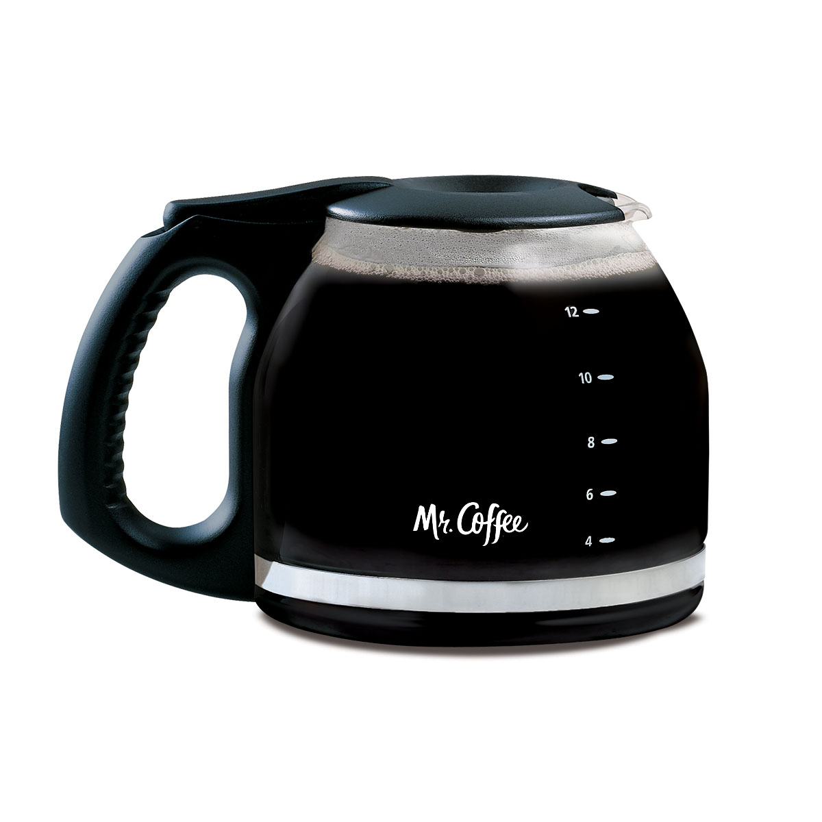 12 Cup Glass Carafe by Mr Coffee®, Black 12 Cup Glass Carafe by Mr Coffee®, Black