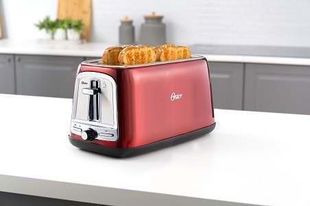 Oster 4 slice long slot top toaster